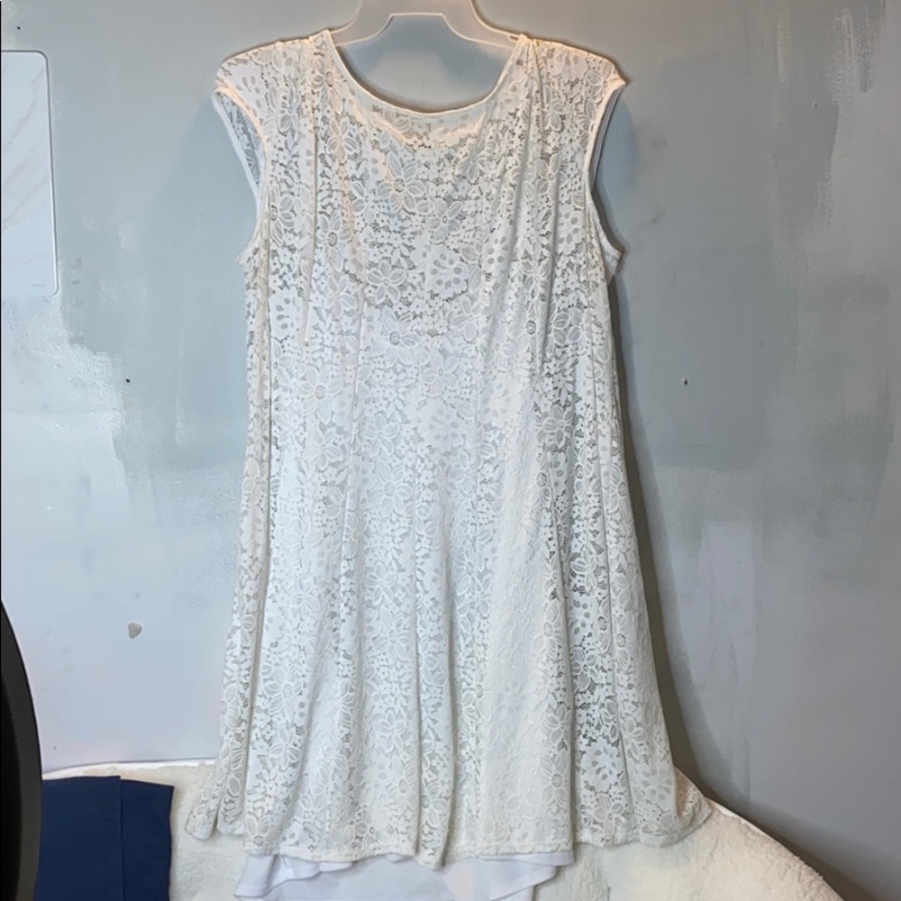 Avenue white dress